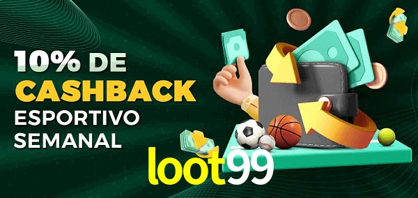10% de bônus de cashback na loot99