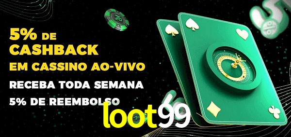 Promoções do cassino ao Vivo loot99